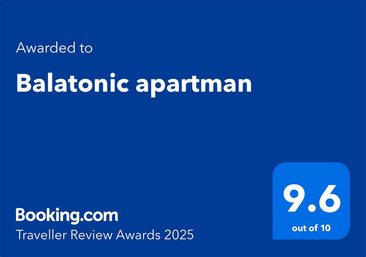 Balatonic Apartman Zamárdi Εξωτερικό φωτογραφία